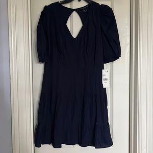 Womens navy blue French connection mini dress
